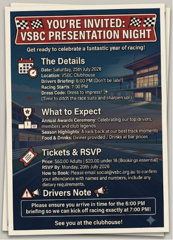2026 Presentation Night Poster 2026 Presentation Night Poster