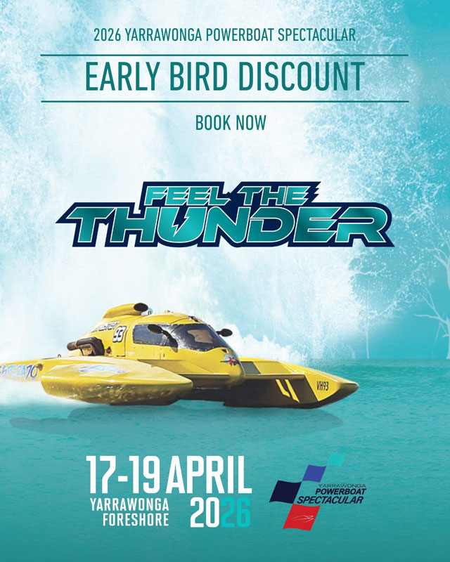 2026 Yarrawonga Power Boat Spectacular Event Poster
